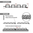 Kit 5 Painéis Ripados WPC Freijó 2,80m x 17cm – Interno e Externo (PROMOÇÃO)