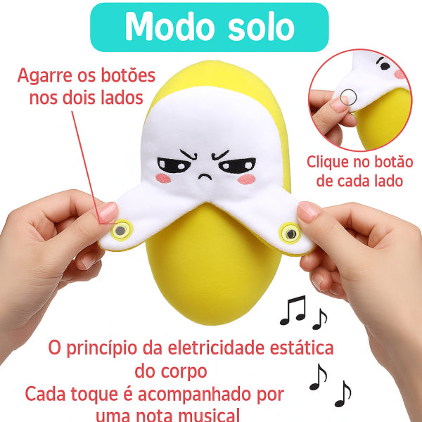 Pelúcia com Piano Infantil (PROMOÇÃO)