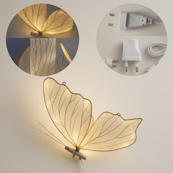 Borboleta Luminosa LED com Movimento – Branco Quente (PROMOÇÃO)