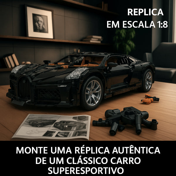 Super Carro Esportivo Montável 4688 Peças (PROMOÇÃO)