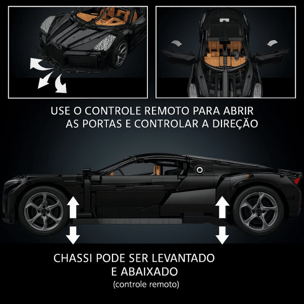 Super Carro Esportivo Montável 4688 Peças (PROMOÇÃO)