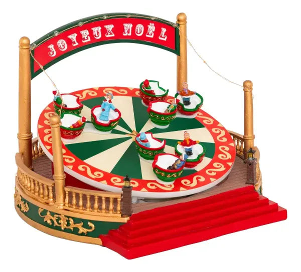 Carruagem natalina com globo de neve e música (PROMOÇÃO)