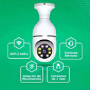Câmera Lâmpada 360° Wi-Fi com App (PROMOÇÃO)