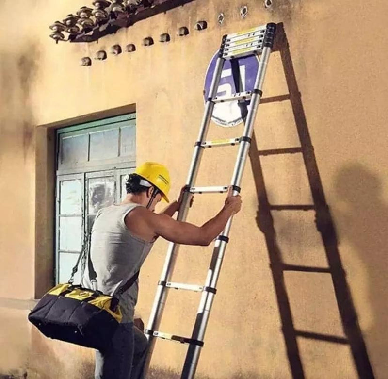 Escada Telescópica 5m Alumínio 13 Degraus (PROMOÇÃO)