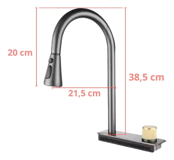 Cuba Gourmet Inox 75×45 com Torneira Cascata (PROMOÇÃO)