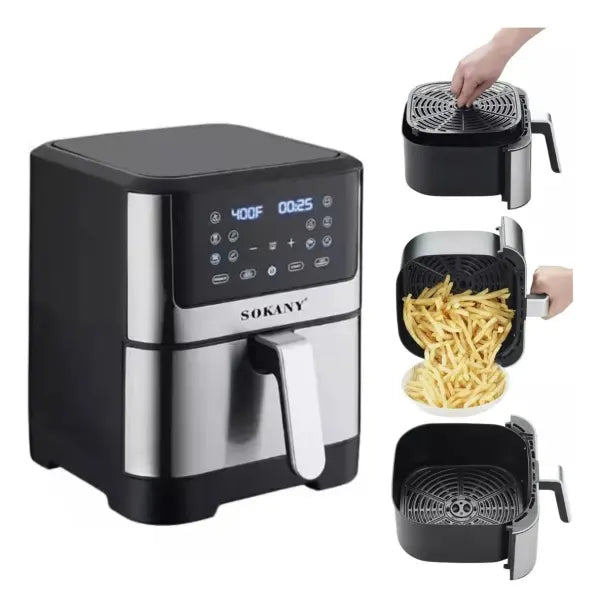 Air Fryer Elétrica 7L LCD 1800W 110V (PROMOÇÃO)