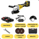 Lixadeira Angular Recarregável 21V com 2 Baterias (PROMOÇÃO)