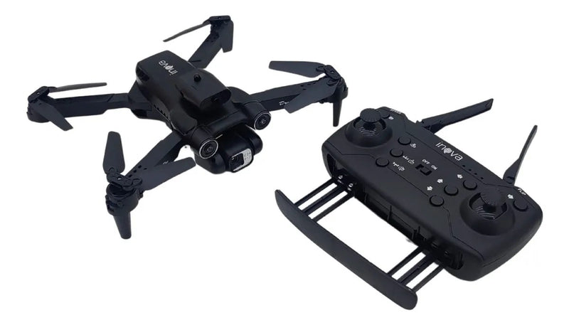 Drone dual câmera 4K GPS sensor obstáculos preto Inova (PROMOÇÃO)