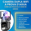 Câmera de Segurança 4K Lente Dupla com Sirene (PROMOÇÃO)