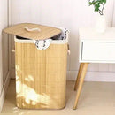 Cesto retangular forrado para roupas sujas banheiro e lavanderia (PROMOÇÃO)