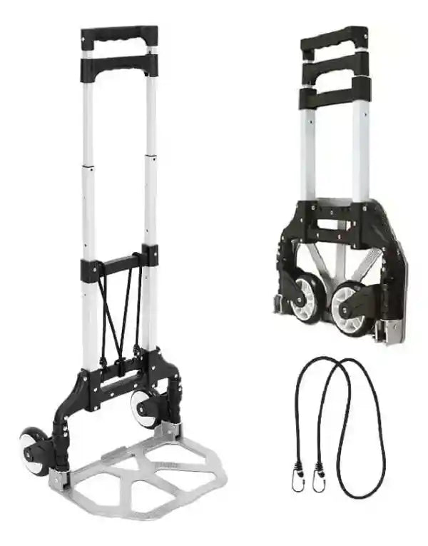 Carrinho Dobrável Reforçado 75kg Portátil (PROMOÇÃO)
