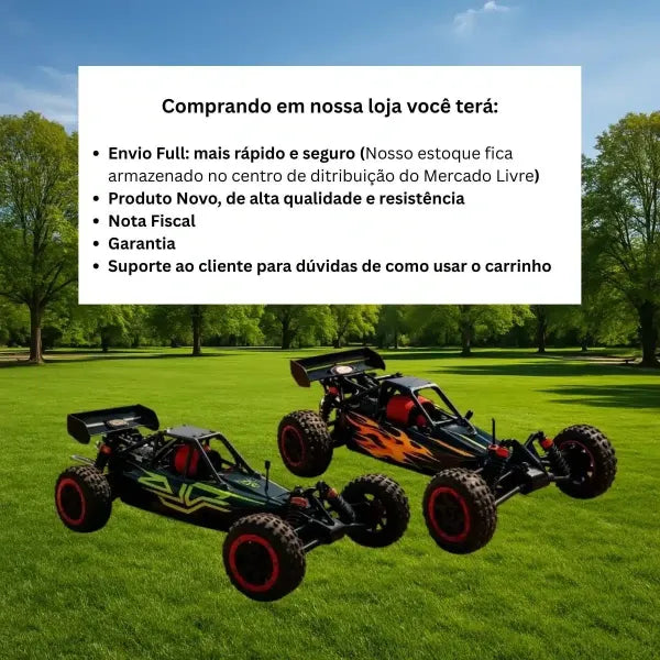 Buggy a Gasolina Controle Remoto 32cc (PROMOÇÃO)