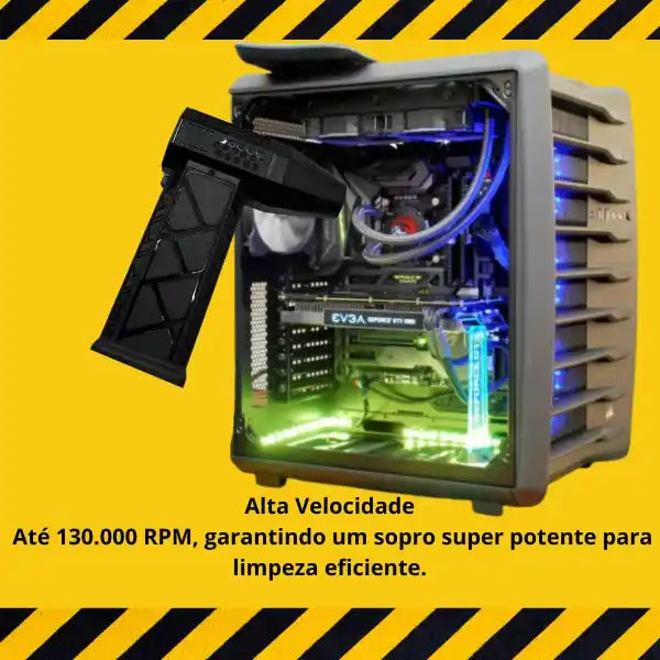 Mini Soprador Portátil Turbo Jet Fan USB Recarregável (PROMOÇÃO)