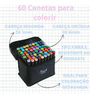 Livro Colorir Bobbie Goods + 60 Canetas Dupla Ponta (PROMOÇÃO)