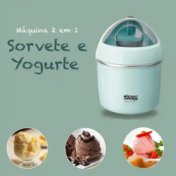 Máquina de Sorvete e Iogurte 0.8L 220V (PROMOÇÃO)