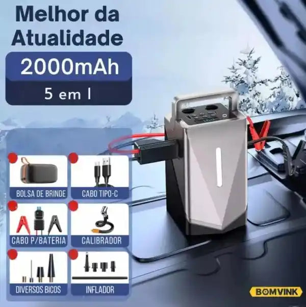 Auxiliar de Partida e Compressor 2 em 1 (PROMOÇÃO)
