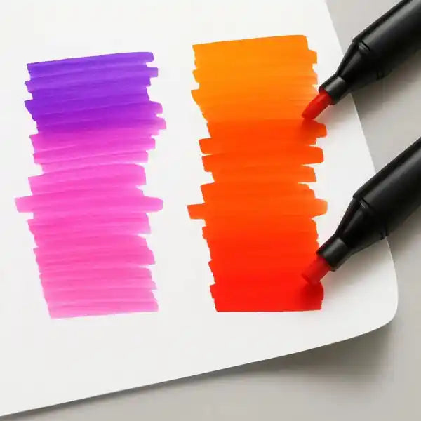 Canetas Marcadoras 204 Cores Ponta Dupla (PROMOÇÃO)