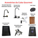 Cuba Gourmet Inox 75×45 com Torneira Cascata (PROMOÇÃO)