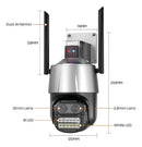 Câmera de Segurança 4K Lente Dupla com Sirene (PROMOÇÃO)