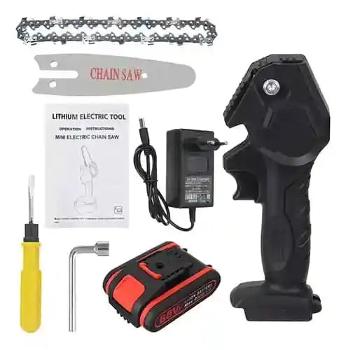 Mini Motosserra Elétrica Recarregável (PROMOÇÃO)