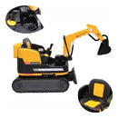 Escavadeira Elétrica Infantil 12V Amarela com Controle Remoto (PROMOÇÃO)