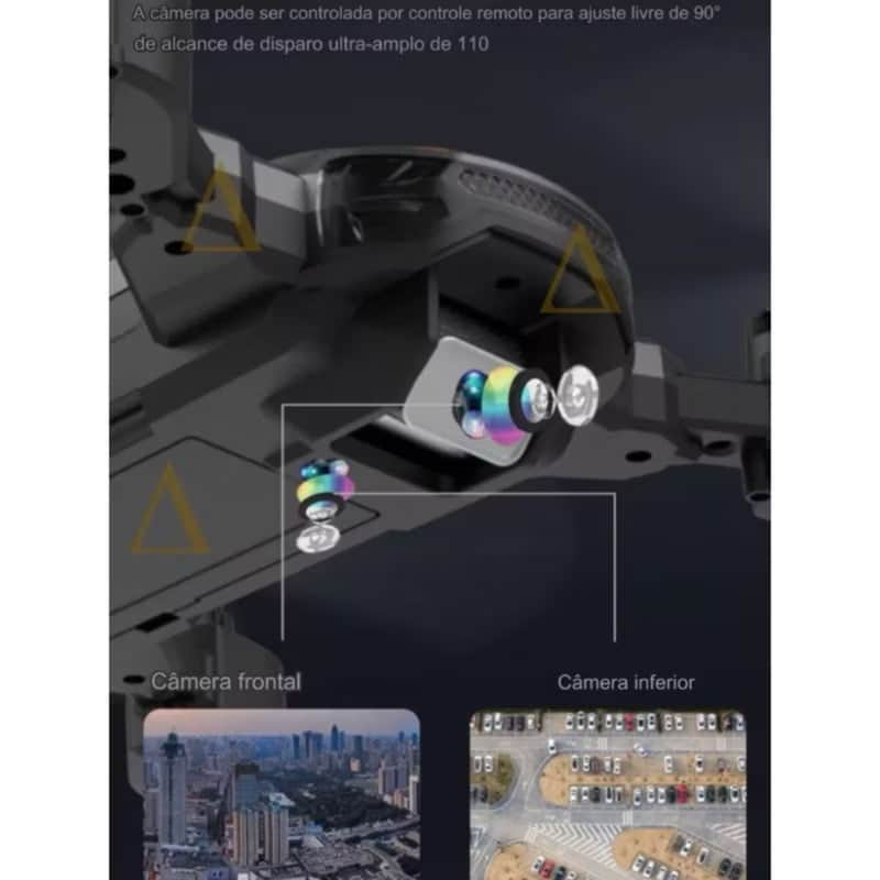 Drone Inova Dual Câmera 4K GPS Dobrável Original (PROMOÇÃO)