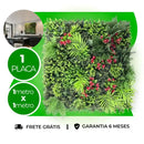 Painel Vegetação Artificial 3D Jardim Vertical 1x1m (PROMOÇÃO)