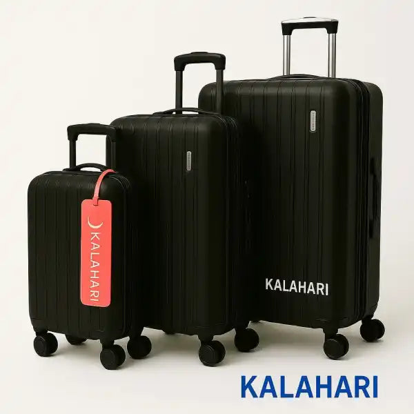 Kit de Malas Kalahari Premium – Compre 1 Leve 3 | Garantia de 1 Ano