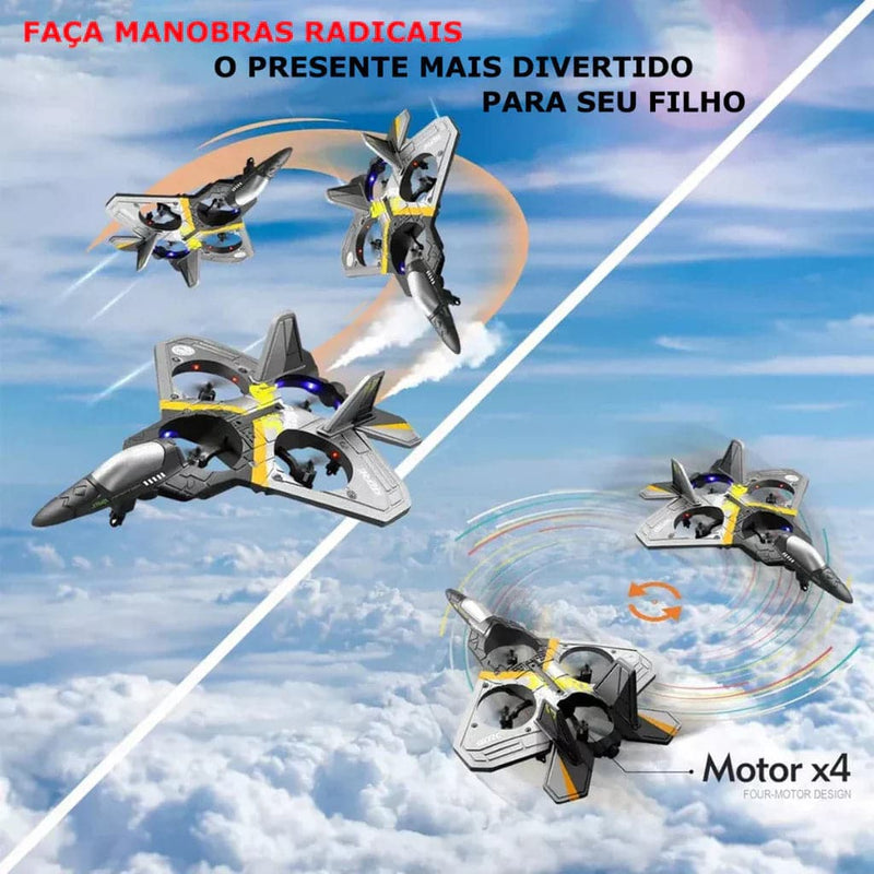 Drone Combat 4 Motores 2.4GHz Controle Remoto (PROMOÇÃO)