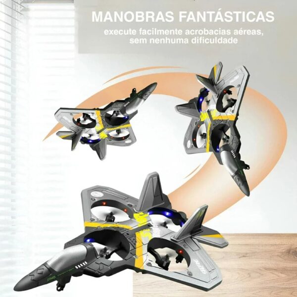 Drone Combat 4 Motores 2.4GHz Controle Remoto (PROMOÇÃO)