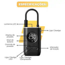 Mini Compressor Digital Portátil para Carros, Motos e Bicicletas (PROMOÇÃO)